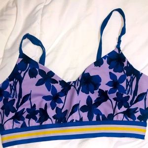 SoulCycle x Beyond Yoga Floral Printed Sports Bra